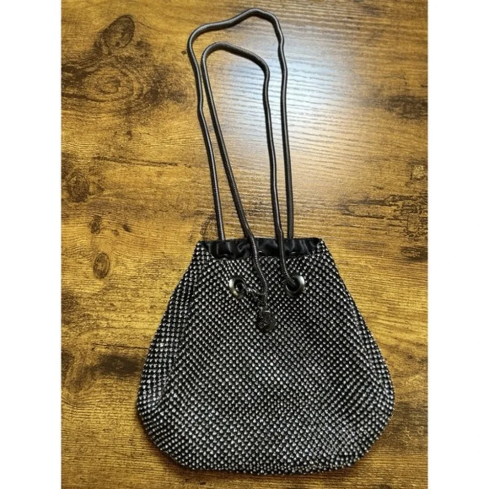 Badgley‎ Mischka Black Rhinestone Evening Clutch